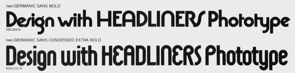 Germanic Sans, also listed as neo-Germanic Sans, has circular rounds in the normal width (and generally less optical corrections than older geometric sans serifs) and straight-sided rounds in the condensed.
